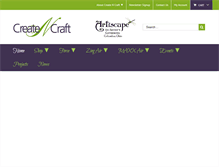 Tablet Screenshot of createncraft.com
